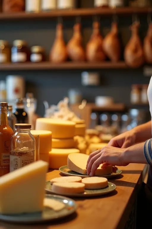 Fotografia dimostrativa: bottega alimentare locale